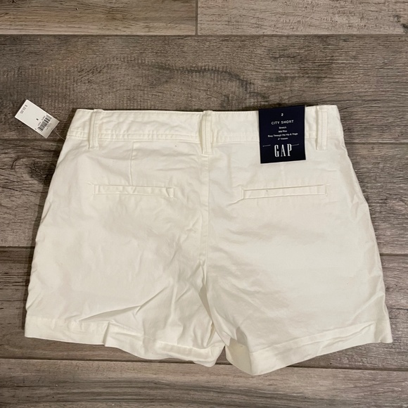 ❤️ GAP WHITE CITY SHORT SIZE 2 new - Picture 6 of 6
